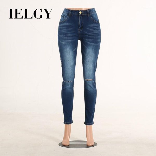 ielgy shattered jeans women's comfortable tight hips fashion trend wild feet trousers pant1, Blue
ielgy shattered jeans women's comfortable tight hips fashion trend wild feet trousers pant1, Blue