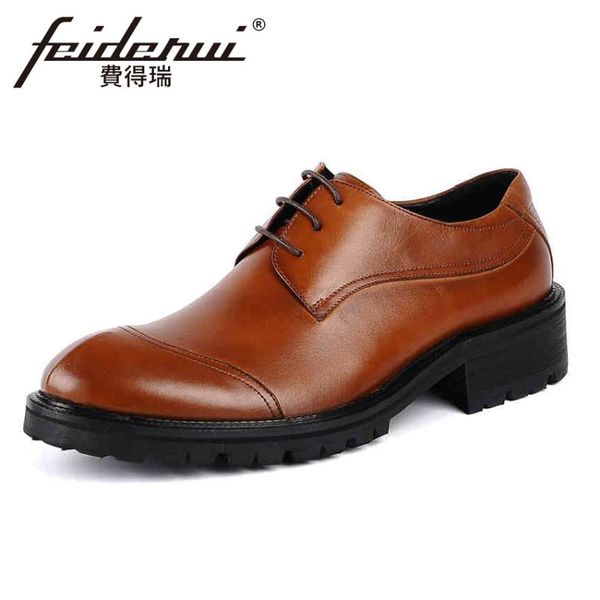 2020 casual genuine leather handmade men's footwear round toe derby man office platform formal dress business shoes ymx11, Black
2020 casual genuine leather handmade men's footwear round toe derby man office platform formal dress business shoes ymx11, Black