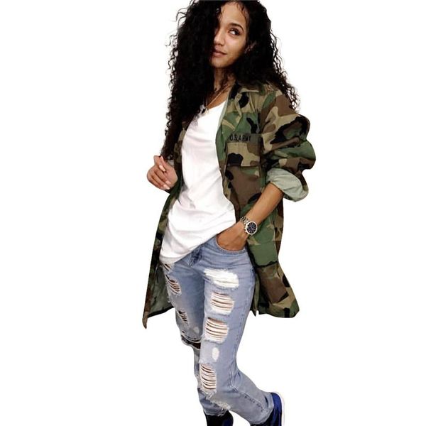 long camouflage coat women 2021 fashion long sleeve new autumn winter casual button camo outwear jacket drop shipping outerwear, Black;brown
long camouflage coat women 2021 fashion long sleeve new autumn winter casual button camo outwear jacket drop shipping outerwear, Black;brown