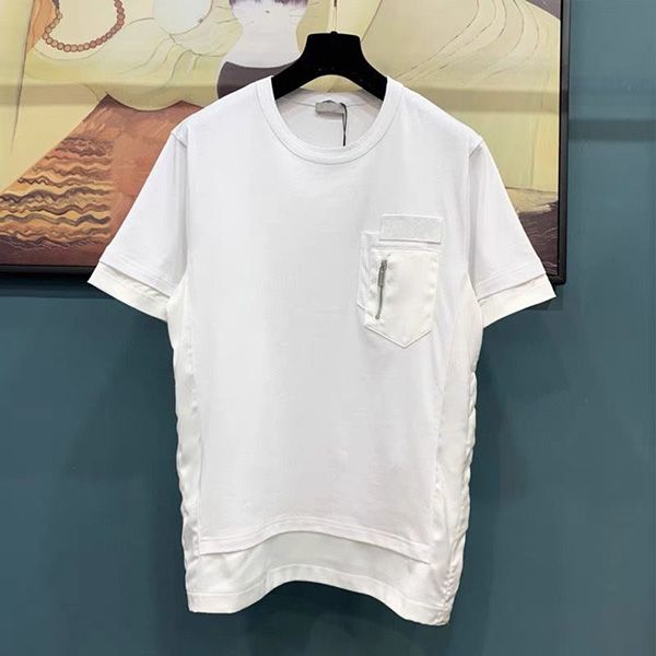 22ss made in italy men short sleeve shirt tee o-neck slim fit t-shirt male pocket zipper knit tees shirts male casual clothes tshirt, White;black
22ss made in italy men short sleeve shirt tee o-neck slim fit t-shirt male pocket zipper knit tees shirts male casual clothes tshirt, White;black