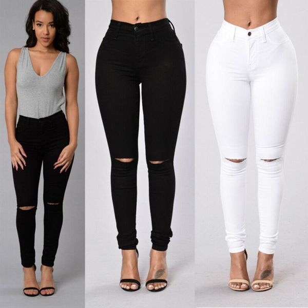 goocheer women vintage destroyed ripped jeans high waist skinny denim long pants hole boyfriend jeans solid pencil trousers, Blue
goocheer women vintage destroyed ripped jeans high waist skinny denim long pants hole boyfriend jeans solid pencil trousers, Blue