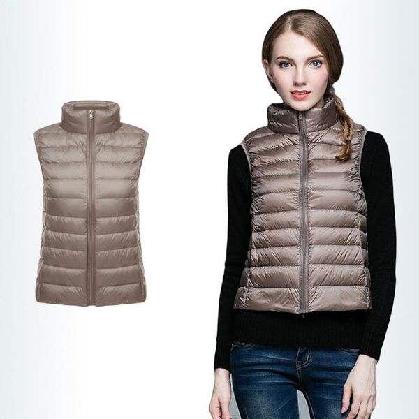 2021 new autumn white duck short plus size waistcoat outwear female parka mujer r07v, Black
2021 new autumn white duck short plus size waistcoat outwear female parka mujer r07v, Black