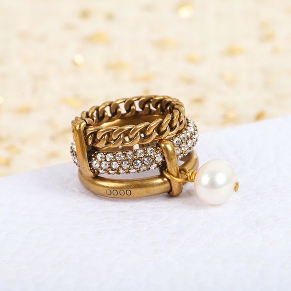 2022fashion designer gold letter band rings bague for lady women party wedding lovers gift engagement jewelry with box, Silver
2022fashion designer gold letter band rings bague for lady women party wedding lovers gift engagement jewelry with box, Silver
