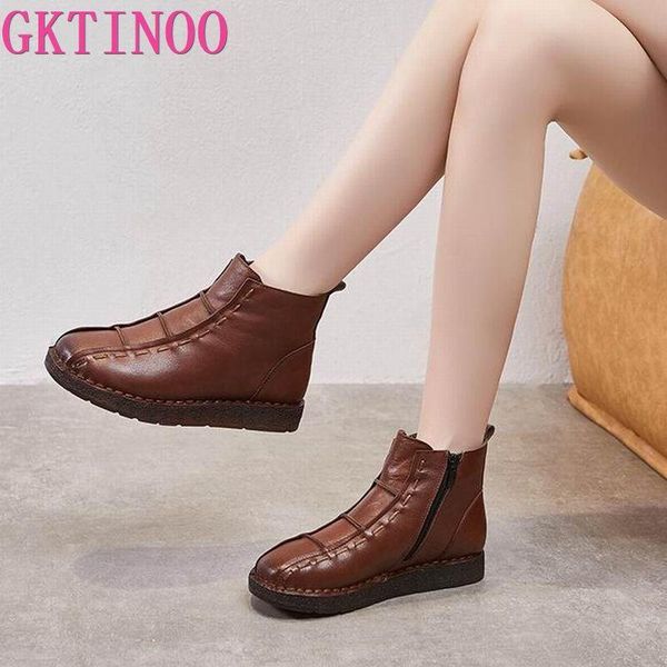 gktinoo 2020 fashion winter women shoes woman genuine leather flat ankle boots women waterproof wedge warm boots, Black
gktinoo 2020 fashion winter women shoes woman genuine leather flat ankle boots women waterproof wedge warm boots, Black