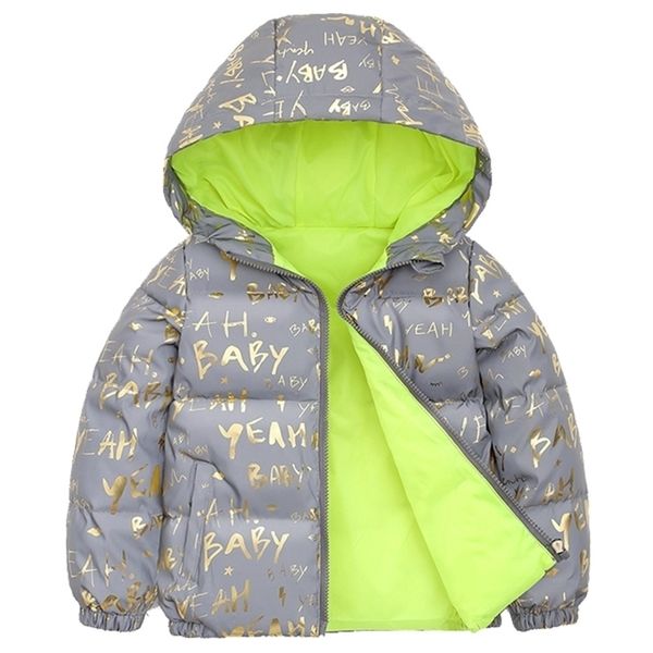 winter new fashion children's bright letter down jacket boys and girls thick down cotton coat reflective night wear lj201017, Blue;gray
winter new fashion children's bright letter down jacket boys and girls thick down cotton coat reflective night wear lj201017, Blue;gray
