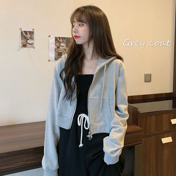 autumn 2020 women's new loose cardigan korean version ins super fire fried street hooded sweater coat for short jacket short jacket wom, Black
autumn 2020 women's new loose cardigan korean version ins super fire fried street hooded sweater coat for short jacket short jacket wom, Black