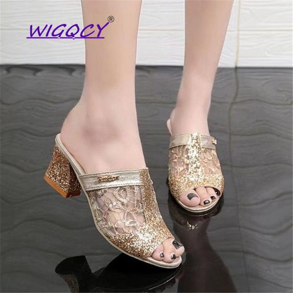 plus size 43 mesh bling high heel slippers women 2021 summer shoes fashion square heel slides peep toe shallow ladies shoes, Black
plus size 43 mesh bling high heel slippers women 2021 summer shoes fashion square heel slides peep toe shallow ladies shoes, Black