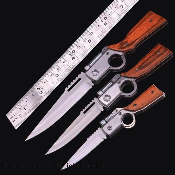 and steel blade gun knife 440 folding ak47 wood handle pocket tools tactical camping knife outdoors survival knives with led qynf pvslp
and steel blade gun knife 440 folding ak47 wood handle pocket tools tactical camping knife outdoors survival knives with led qynf pvslp