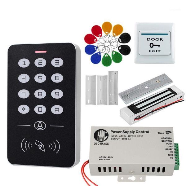 rfid access control system kit frame glass door set+electric 180kg magnetic lock+10 keytab+power supply+exit button-a11
rfid access control system kit frame glass door set+electric 180kg magnetic lock+10 keytab+power supply+exit button-a11