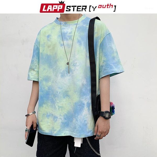 lappster-youth summer men tie dye kpop tshirts 2020 mens harajuku streetwear oversized pink t-shirts male hip hop tees1, White;black
lappster-youth summer men tie dye kpop tshirts 2020 mens harajuku streetwear oversized pink t-shirts male hip hop tees1, White;black