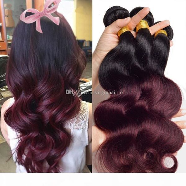8a brazilian human hair weaves burgundy ombre body wave 3 bundles two tone colored 1b 99j red wine ombre wavy hair weft extensions, Black
8a brazilian human hair weaves burgundy ombre body wave 3 bundles two tone colored 1b 99j red wine ombre wavy hair weft extensions, Black