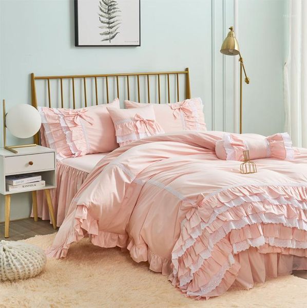 fairyfair ruffle lace bedding sets,twin full king girl cotton single double bedclothes bedspreads pillow case quilt cover1
fairyfair ruffle lace bedding sets,twin full king girl cotton single double bedclothes bedspreads pillow case quilt cover1