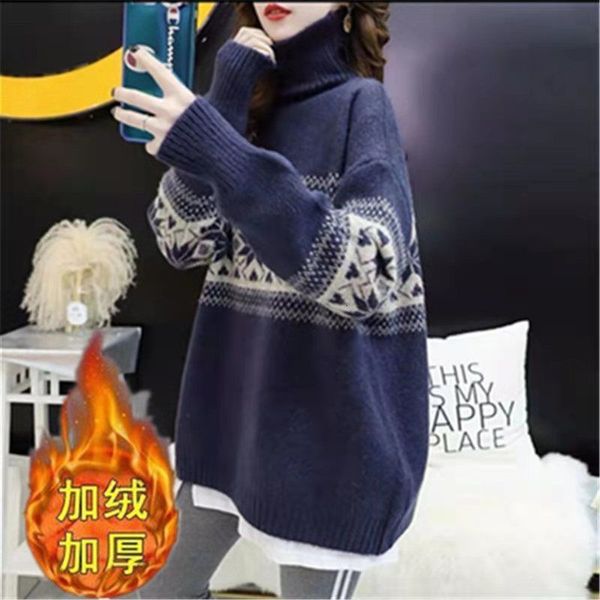 2021 new jersey, knitted or crocheted, women's clothing, bottom-belly shirt, long neck, tall female sweater, winter o75j, White;black
2021 new jersey, knitted or crocheted, women's clothing, bottom-belly shirt, long neck, tall female sweater, winter o75j, White;black