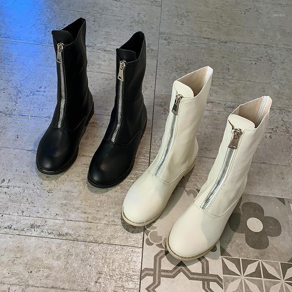 boots classic style women shoes zipper women's autumn thick heel mid calf for leather1, Black
boots classic style women shoes zipper women's autumn thick heel mid calf for leather1, Black