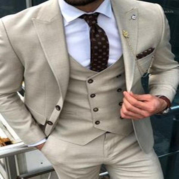 beige double-breasted suit mens wedding suits 2020 custom made slim fit business male party suit groom prom tuxedos 3 piece set1, White;black
beige double-breasted suit mens wedding suits 2020 custom made slim fit business male party suit groom prom tuxedos 3 piece set1, White;black