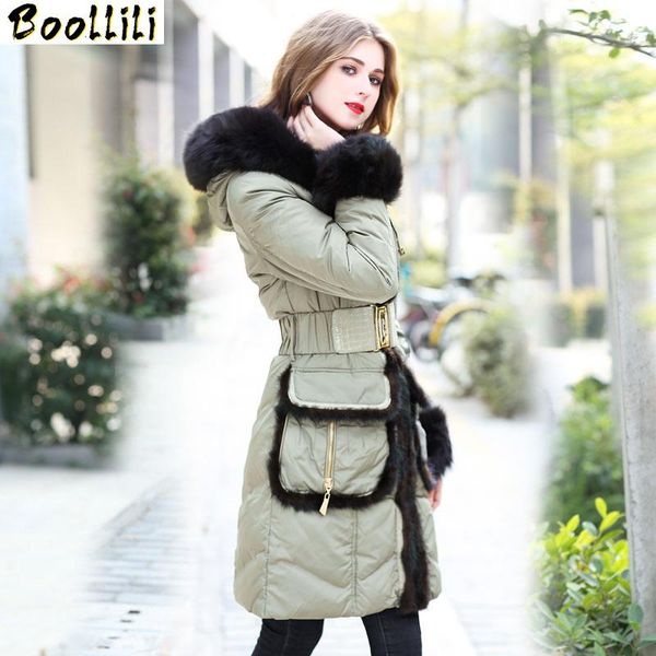 women's down & parkas boollili jacket long winter coat women hooded real fur collar korean thick duck jackets, Black
women's down & parkas boollili jacket long winter coat women hooded real fur collar korean thick duck jackets, Black