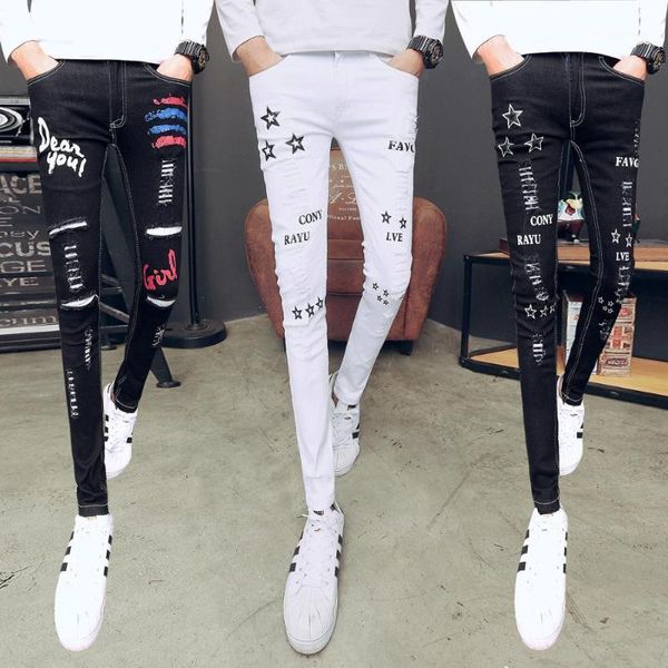 black white england style spring autumn 2019 mens skinny pencil jeans brand slim fit denim designer trousers for men1, Blue
black white england style spring autumn 2019 mens skinny pencil jeans brand slim fit denim designer trousers for men1, Blue