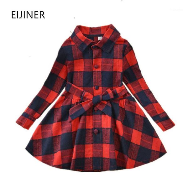 plaid girls dresses long sleeve 2020 new autumn spring girls clothes cotton children dresses clothing belt kids1, Red;yellow
plaid girls dresses long sleeve 2020 new autumn spring girls clothes cotton children dresses clothing belt kids1, Red;yellow