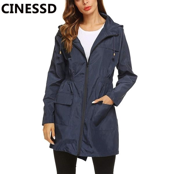 cinessd women hooded trench coat waterproof jacket black outwear cardigan zipper pocket casual windbreaker solid rain coats 201031, Tan;black
cinessd women hooded trench coat waterproof jacket black outwear cardigan zipper pocket casual windbreaker solid rain coats 201031, Tan;black