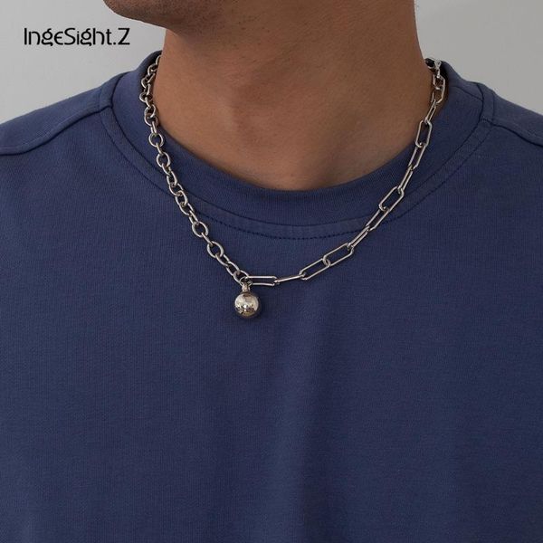 ingesight.z steampunk stainless steel choker necklace collar simple minimalist small ball pendant necklace for women men jewelry, Silver
ingesight.z steampunk stainless steel choker necklace collar simple minimalist small ball pendant necklace for women men jewelry, Silver