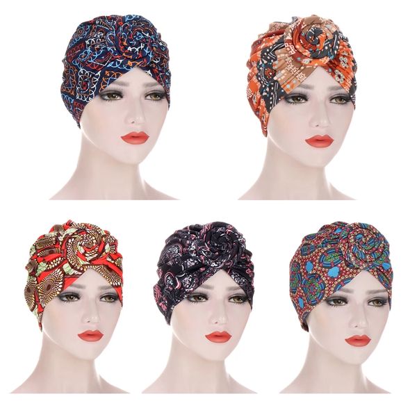 new printed turban hat for women twist knot india hat ladies chemo cap fashion headbands women hair accessories hair loss hat, Blue;gray
new printed turban hat for women twist knot india hat ladies chemo cap fashion headbands women hair accessories hair loss hat, Blue;gray