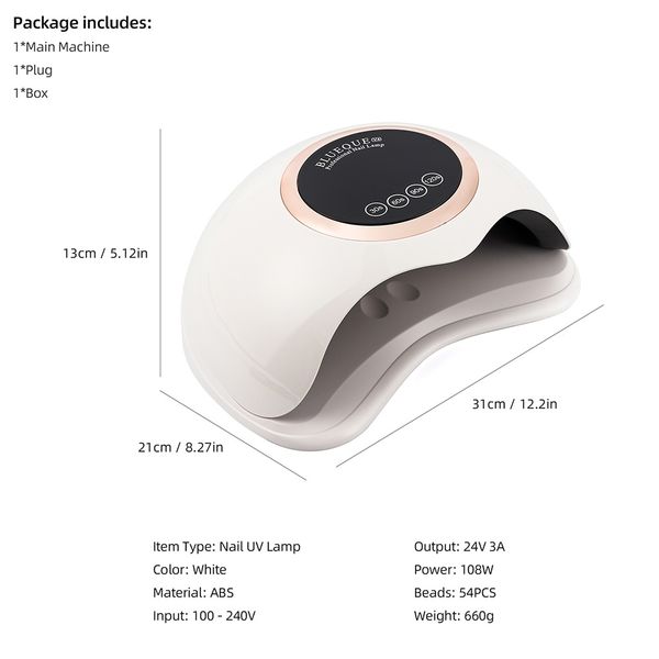 108wnaildryeruvledlampwithfannaillampforallgelsdryerfastcuringtimer54ledsmanicuresalonnailarttools raben
108wnaildryeruvledlampwithfannaillampforallgelsdryerfastcuringtimer54ledsmanicuresalonnailarttools raben