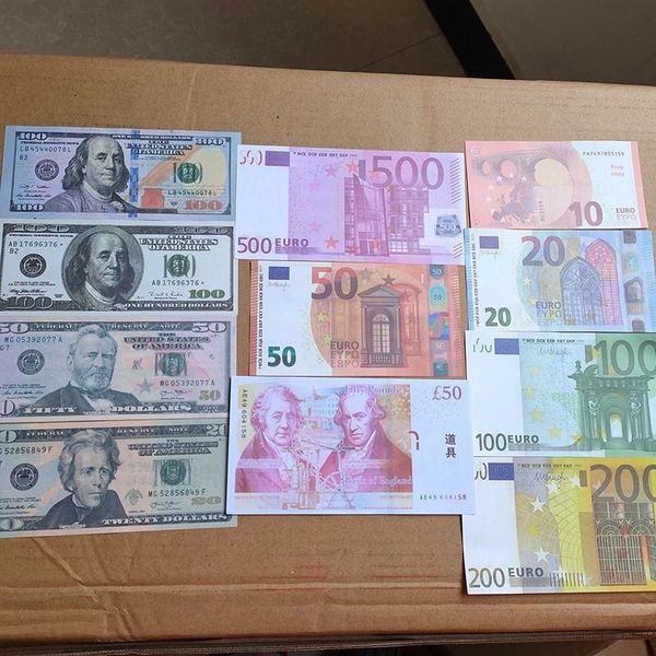 1:1 money prop euro banknote new play size usd movie normal 100 fake dollar children's gift creative fjxno
1:1 money prop euro banknote new play size usd movie normal 100 fake dollar children's gift creative fjxno