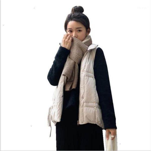 sweet autumn winter women vest 2019 short down cotton waistcoat female stand-collar sleeveless women warm zipper vest h0421, Black;white
sweet autumn winter women vest 2019 short down cotton waistcoat female stand-collar sleeveless women warm zipper vest h0421, Black;white