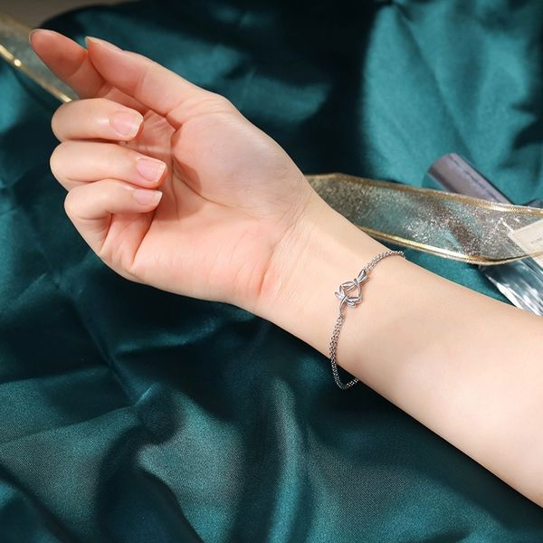 p8cna s925 sterling silver women's korean bracelet dragonflies of fashion simple mori bracelet personality version chain double two vgm, Golden;silver
p8cna s925 sterling silver women's korean bracelet dragonflies of fashion simple mori bracelet personality version chain double two vgm, Golden;silver