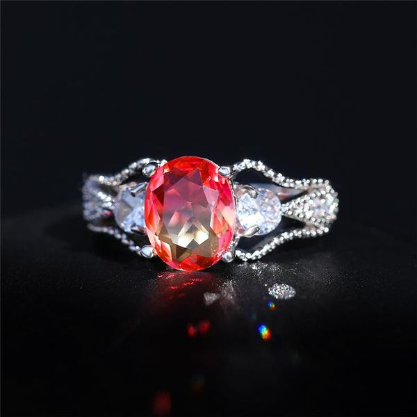 luxury female crystal pink yellow stone ring vintage silver color rainbow wedding rings for women promise love engagement ring, Slivery;golden
luxury female crystal pink yellow stone ring vintage silver color rainbow wedding rings for women promise love engagement ring, Slivery;golden