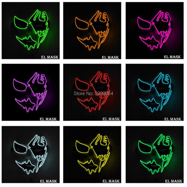 costume accessories lighting mask night club cool fashion led glowing mask el wire mask decoration for halloween christmas horror hou, Silver
costume accessories lighting mask night club cool fashion led glowing mask el wire mask decoration for halloween christmas horror hou, Silver