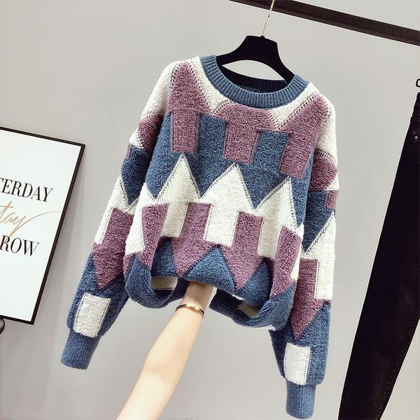 women's sweaters loose outer high neck thick bottom sweater autumn and winter clothes, White;black
women's sweaters loose outer high neck thick bottom sweater autumn and winter clothes, White;black