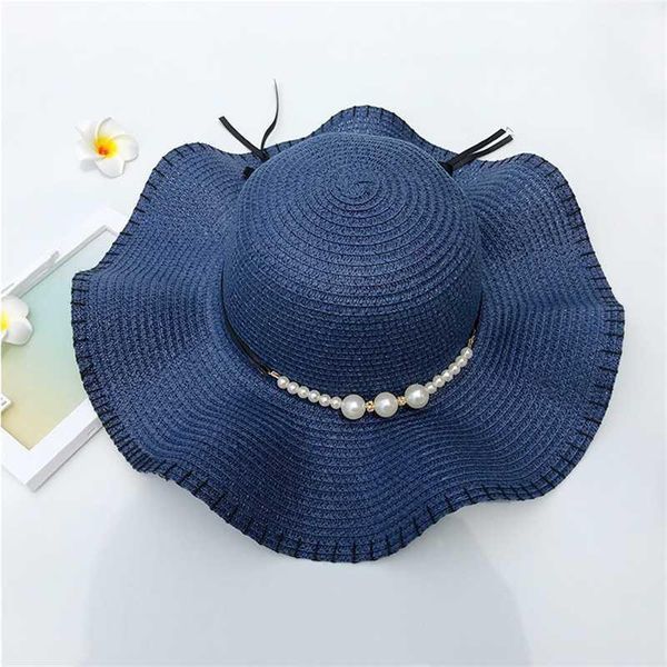 wide brim hats fashion summer straw hat women pearl bow sun lady beach for girls uv protection panama1, Blue;gray
wide brim hats fashion summer straw hat women pearl bow sun lady beach for girls uv protection panama1, Blue;gray
