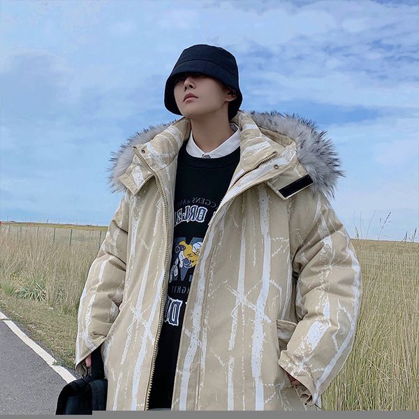 2021 new parka windbreaker fleece thick warm fur coats hooded overcoats men's winter clothing 6j5m, Black
2021 new parka windbreaker fleece thick warm fur coats hooded overcoats men's winter clothing 6j5m, Black