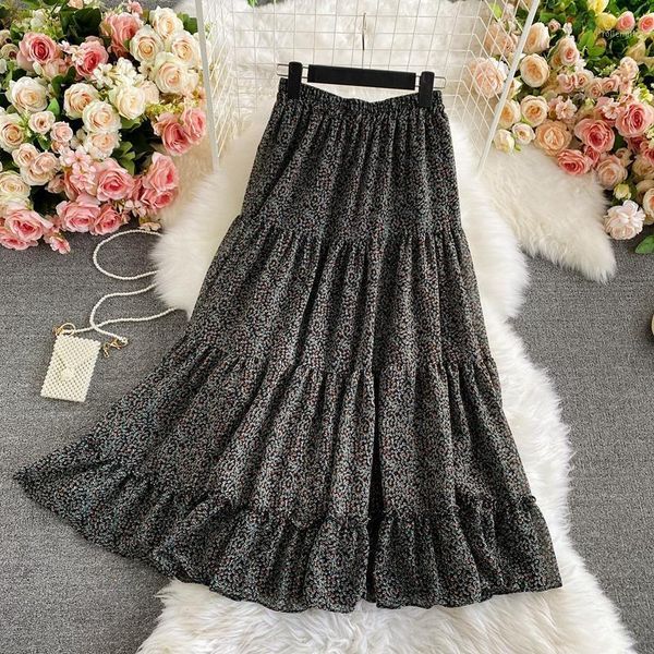 2020 new fashion women's clothing a-line print skirts womens long skirt1, Black
2020 new fashion women's clothing a-line print skirts womens long skirt1, Black