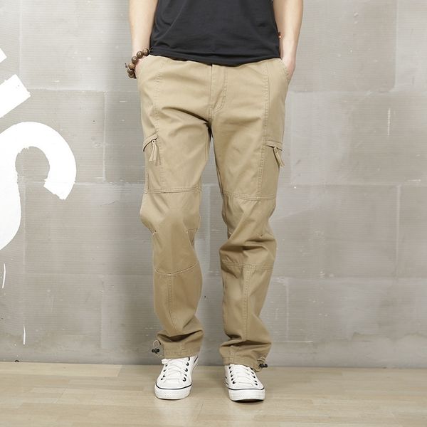 icpans cargo pants loose khaki cargo pants men casual elastic waist military cargo pants men army green summer male trousers 201118, Black
icpans cargo pants loose khaki cargo pants men casual elastic waist military cargo pants men army green summer male trousers 201118, Black