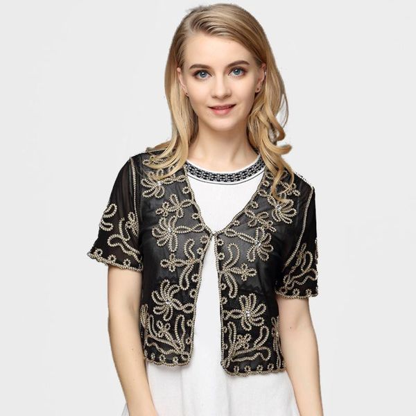 diamonds floral fashion lace outside small shawl short jackest female thin short-sleeved cardigan coat tulle crochet m5101, Black;brown
diamonds floral fashion lace outside small shawl short jackest female thin short-sleeved cardigan coat tulle crochet m5101, Black;brown