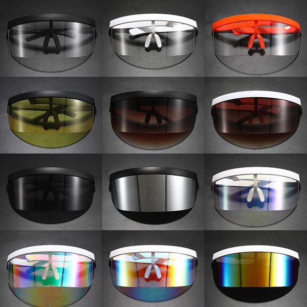 wrap visor oversized large exaggerated mirror half face shield guard protector sun uv protection glasses
wrap visor oversized large exaggerated mirror half face shield guard protector sun uv protection glasses