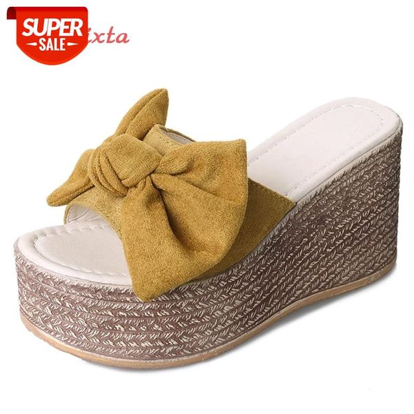 aphixta summer women wedge slippers platform appliques butterfly-knot beach antiskid female sandals clog shoes slides women #9m8w, Black
aphixta summer women wedge slippers platform appliques butterfly-knot beach antiskid female sandals clog shoes slides women #9m8w, Black
