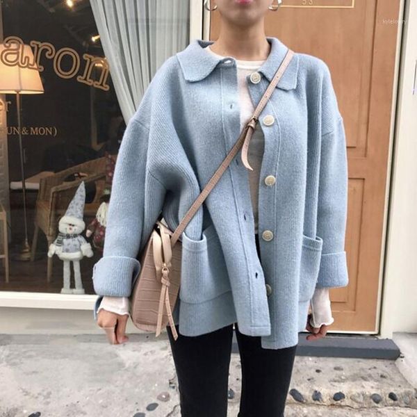 3 colors 2018 spring and autumn korean style sweet solid color long sleeve cardigans womens knitted sweaters womens ( c9136)1, White
3 colors 2018 spring and autumn korean style sweet solid color long sleeve cardigans womens knitted sweaters womens ( c9136)1, White