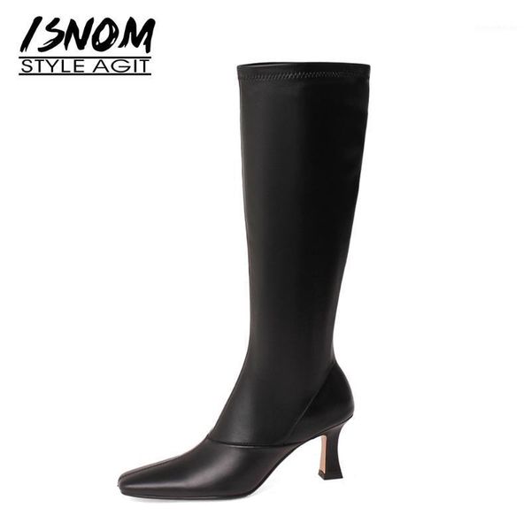 boots isnom ladies geunine leather knee fashion square toe strange heel woman shoes zipper long autumn winter 20211, Black
boots isnom ladies geunine leather knee fashion square toe strange heel woman shoes zipper long autumn winter 20211, Black
