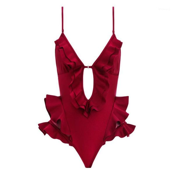 fashion runway 2020 designer jumpsuit women's spaghetti strap ruffle bodysuit playsuit1, Black;white
fashion runway 2020 designer jumpsuit women's spaghetti strap ruffle bodysuit playsuit1, Black;white