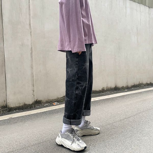 2021 new men's 2021 straight korean streetwear tie dye denim clothing girls fashion casual jeans hip hop aig0, Blue
2021 new men's 2021 straight korean streetwear tie dye denim clothing girls fashion casual jeans hip hop aig0, Blue