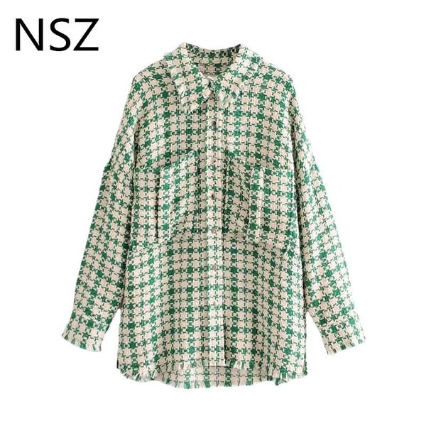 women's jackets nsz women oversized houndstooth tweed jacket fall fashion plaid coat loose wool blend outerwear checked streetwear, Black;brown
women's jackets nsz women oversized houndstooth tweed jacket fall fashion plaid coat loose wool blend outerwear checked streetwear, Black;brown