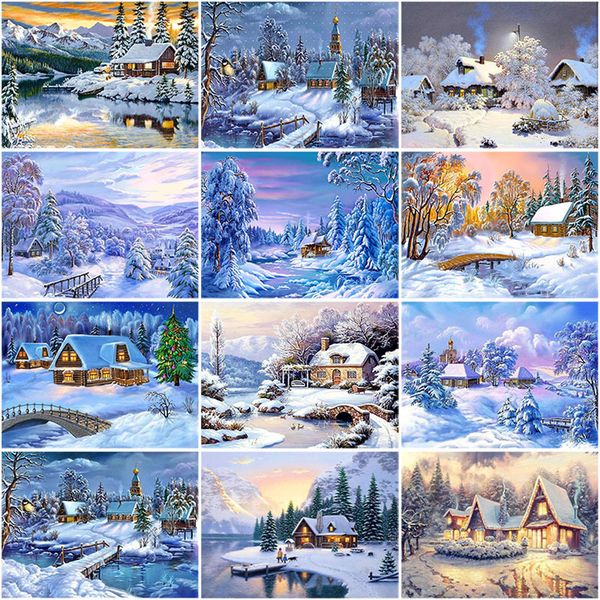 diy 5d painting winter snow scenery mosaic landscape picture rhinestone full round diamond embroidery cross stitch kits q1218
diy 5d painting winter snow scenery mosaic landscape picture rhinestone full round diamond embroidery cross stitch kits q1218
