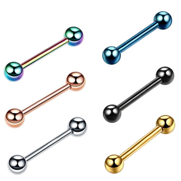 modrsa 1piece 10 colors stainless steel tongue piercing industrial barbell earrings tongue rings helix piercing body jewelry f jllide, Silver
modrsa 1piece 10 colors stainless steel tongue piercing industrial barbell earrings tongue rings helix piercing body jewelry f jllide, Silver