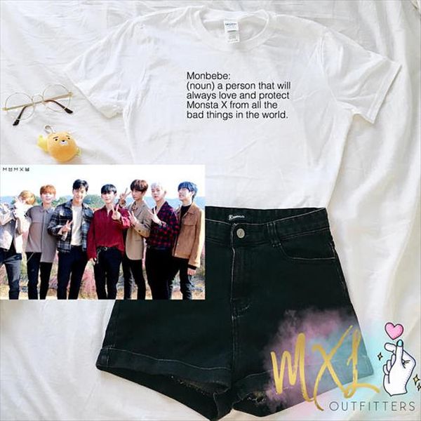 bangtan kpop стиль кореи tumblr monsta x стрит тенниска унисекс monbebe существительное люди определение рубашка вскользь верхние части трой, White
bangtan kpop стиль кореи tumblr monsta x стрит тенниска унисекс monbebe существительное люди определение рубашка вскользь верхние части трой, White