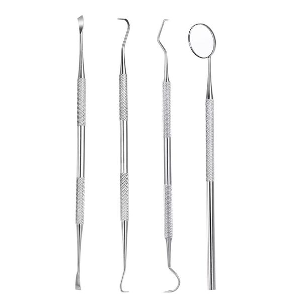 4pcs stainless steel dental tools kit dentists pick tool teeth scraper set for personal & professional use
4pcs stainless steel dental tools kit dentists pick tool teeth scraper set for personal & professional use