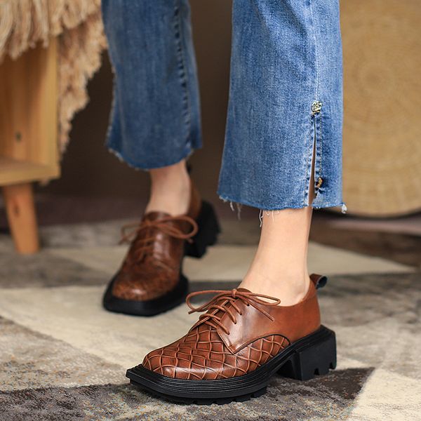 2020 fashionable female genuine cross leather tied high heels new spring shoes thick pumps lady 2djd, Black
2020 fashionable female genuine cross leather tied high heels new spring shoes thick pumps lady 2djd, Black