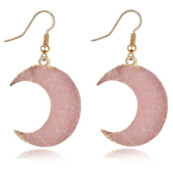 dangle & chandelier 1pair fashion jewelry pink black drusy moon earings quartz color resin stone druzy earrings for women e1319, Silver
dangle & chandelier 1pair fashion jewelry pink black drusy moon earings quartz color resin stone druzy earrings for women e1319, Silver
